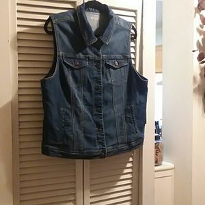 New Directions denim vest